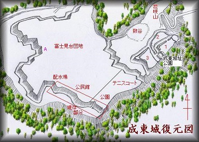 [完成品] 　成東城（成東町成東字城内）日本の城　お城のジオラマ模型　プラモデル　城郭模型｜お城のジオラマ鍬匠甲冑屋