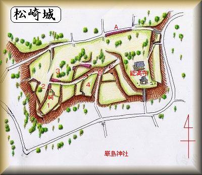 [完成品] 　松崎城（香取郡多古町東松崎）日本の城　お城のジオラマ模型　プラモデル　城郭模型｜お城のジオラマ鍬匠甲冑屋