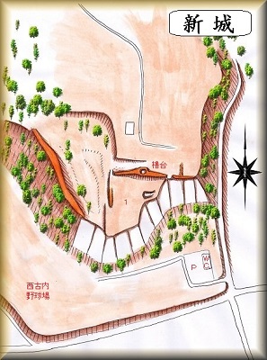 [完成品] 　新城（香取郡多古町西古内字新城、塙）日本の城　お城のジオラマ模型　プラモデル　城郭模型｜お城のジオラマ鍬匠甲冑屋