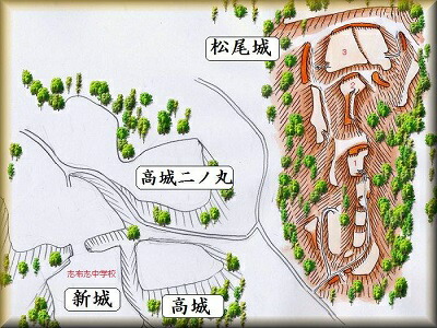 [完成品] 松尾城（志布志市志布志町）日本の城　お城のジオラマ模型　プラモデル　城郭模型｜お城のジオラマ鍬匠甲冑屋