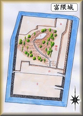 [完成品] 富隈城（霧島市隼人町住吉1879）日本の城　お城のジオラマ模型　プラモデル　城郭模型｜お城のジオラマ鍬匠甲冑屋