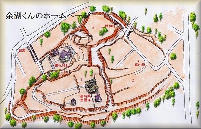 [完成品] 三城（大村市三城町）日本の城　お城のジオラマ模型　プラモデル　城郭模型｜お城のジオラマ鍬匠甲冑屋