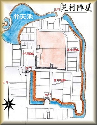 [完成品] 芝村陣屋（桜井市芝1177）日本の城　お城のジオラマ模型　プラモデル　城郭模型｜お城のジオラマ鍬匠甲冑屋