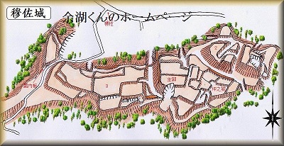 [完成品] 穆佐城・高城（宮崎市高岡町小山田925-7）日本の城　お城のジオラマ模型　プラモデル　城郭模型｜お城のジオラマ鍬匠甲冑屋