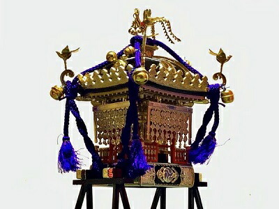 楽天市場】[完成品] 江戸神輿1/5 神輿プラモデル 神社 おみこし 宵宮祭
