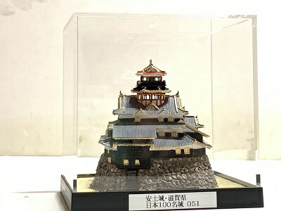 楽天市場】[完成品] 安土城 1/540 日本の名城 （滋賀県安土町豊浦