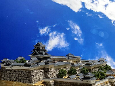 [完成品] 松阪城・松坂城（松阪市殿町）　日本100名城　日本の城　お城のジオラマ模型　プラモデル　城郭模型｜お城のジオラマ鍬匠甲冑屋
