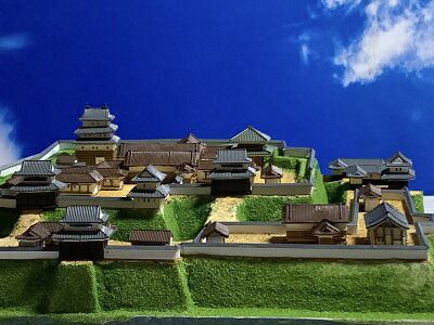 城郭ジオラマ 和歌山城完成模型 1/550 プラケース付 ☆完成品 和歌山城