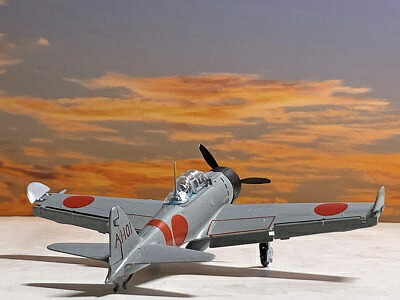 [完成品]　日本海軍機　零式艦上戦闘機 21型　三菱 A6M2 ゼロ戦21型　1/72　集めるWW2大戦機シリーズ　模型　プラモデル｜お城のジオラマ鍬匠甲冑屋