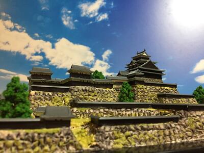 城郭ジオラマ　彦根城完成模型　1/540　プラケース付 城郭ジオラマ 彦根城完成模型 1/540 プラケース付 - メルカリ