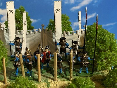 歴史浪漫　革命の銃声「長篠の戦い」 混合10種18体+ジオラマセット(非売品) Amazon | ペーパークラフトジオラマ 戦国の合戦 長篠の戦い