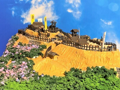 楽天市場】[完成品］近江 星ケ崎城 ケース付き ミニサイズ 推定復元