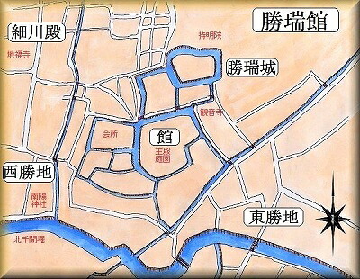 [完成品] 　勝瑞城（藍住町勝瑞）続日本100名城　日本の城　お城のジオラマ模型　プラモデル　城郭模型｜お城のジオラマ鍬匠甲冑屋