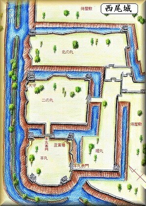 [完成品] 　西尾城（鶴城・西尾市錦城町）日本の城　お城のジオラマ模型　プラモデル　城郭模型｜お城のジオラマ鍬匠甲冑屋