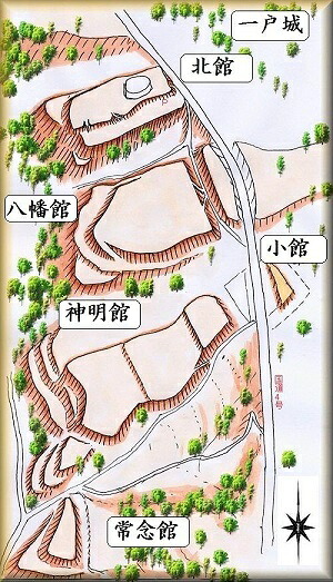 [完成品] 　一戸城（一戸町北館他）日本の城　お城のジオラマ模型　プラモデル　城郭模型｜お城のジオラマ鍬匠甲冑屋 27,650円