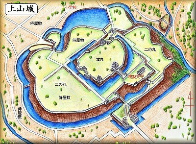 [完成品] 　上山城（山形県上山市元城内月岡公園）日本の城　お城のジオラマ模型　プラモデル　城郭模型｜お城のジオラマ鍬匠甲冑屋