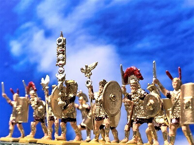 楽天市場】[完成品] 古代ローマ軍 騎兵 1/72サイズ 4体セット