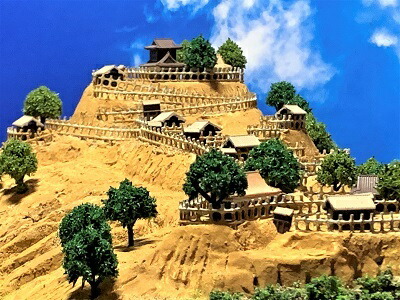 楽天市場】[完成品］近江 打下城・大溝古城 ケース付き ミニサイズ