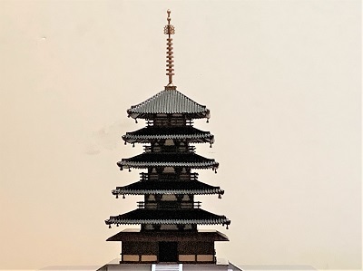 楽天市場】[完成品］ 興福寺 五重塔 ミニサイズ 建物 ジオラマ 模型 