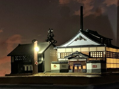 楽天市場】[完成品］山の温泉宿 ケース付き ミニ18サイズ 日本の心