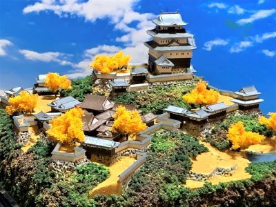 [完成品]　平戸城（平戸市岩ノ上町亀岡公園）日本100名城　日本の城　お城のジオラマ模型　プラモデル　城郭模型｜お城のジオラマ鍬匠甲冑屋 28,045円