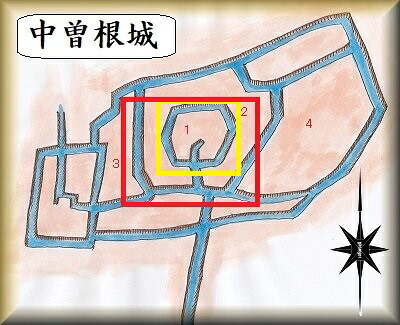 [完成品] 　中曽根城・千葉城（足立区本木二丁目）　日本の城　お城のジオラマ模型　プラモデル　城郭模型｜お城のジオラマ鍬匠甲冑屋