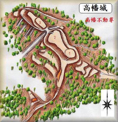 [完成品] 　高幡城（日野市高幡字根小屋）　日本の城　お城のジオラマ模型　プラモデル　城郭模型｜お城のジオラマ鍬匠甲冑屋