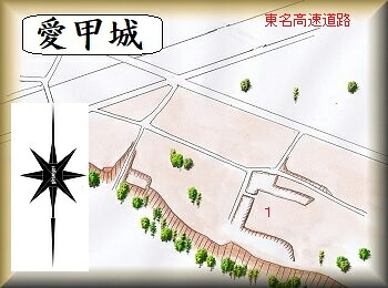 [完成品] 　愛甲城（厚木市愛甲西三丁目）　日本の城　お城のジオラマ模型　プラモデル　城郭模型｜お城のジオラマ鍬匠甲冑屋