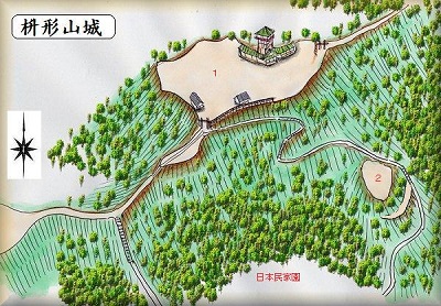 [完成品] 　枡形山城（川崎市）　　日本の城　お城のジオラマ模型　プラモデル　城郭模型｜お城のジオラマ鍬匠甲冑屋