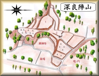 [完成品] 　深良の陣山（裾野市深良字尾崎）　　日本の城　お城のジオラマ模型　プラモデル　城郭模型｜お城のジオラマ鍬匠甲冑屋