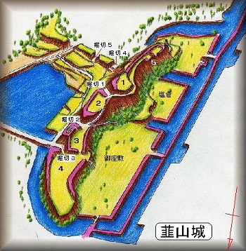 [完成品] 　韮山城（韮山町韮山）　　日本の城　お城のジオラマ模型　プラモデル　城郭模型｜お城のジオラマ鍬匠甲冑屋