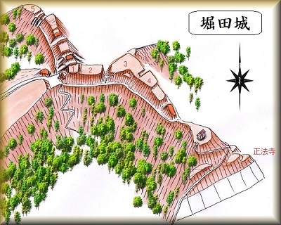 [完成品] 　堀田城・松下城（菊川市西方字堀田）　　日本の城　お城のジオラマ模型　プラモデル　城郭模型｜お城のジオラマ鍬匠甲冑屋