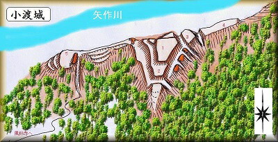 [完成品] 　小渡城（豊田市小渡町寺下） 日本の城　お城のジオラマ模型　プラモデル　城郭模型｜お城のジオラマ鍬匠甲冑屋