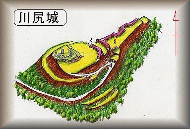 [完成品] 　川尻城（愛知県作手村高里）日本の城　お城のジオラマ模型　プラモデル　城郭模型｜お城のジオラマ鍬匠甲冑屋