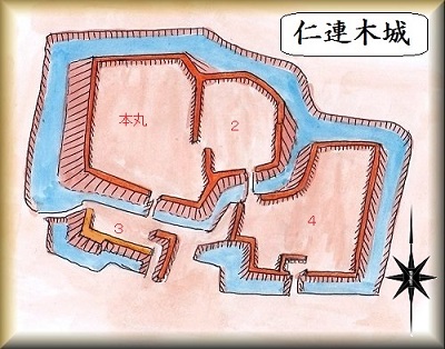 [完成品] 　二連木城（豊橋市仁連木町大口公園）日本の城　お城のジオラマ模型　プラモデル　城郭模型｜お城のジオラマ鍬匠甲冑屋