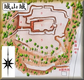[完成品] 　城山城（津市久居戸木町）日本の城　お城のジオラマ模型　プラモデル　城郭模型｜お城のジオラマ鍬匠甲冑屋 28,045円