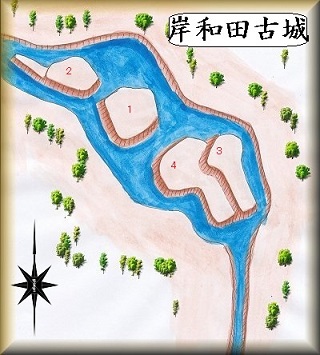 [完成品] 岸和田古城（岸和田市野田町）　　日本の城　お城のジオラマ模型　プラモデル　城郭模型｜お城のジオラマ鍬匠甲冑屋
