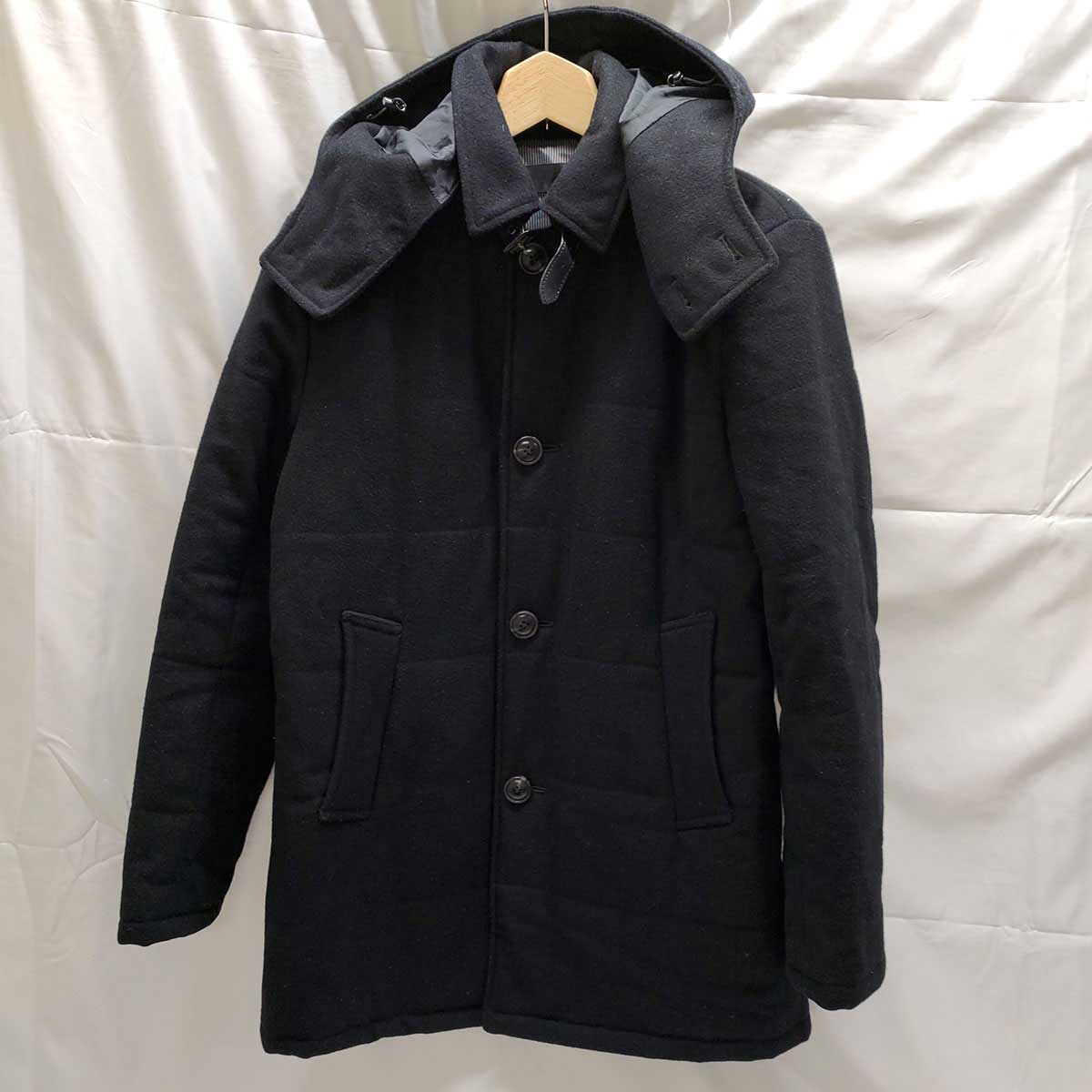 楽天市場】【中古】ZARA×HARRY LAMBERTダッフルコート ブラウン サイズ