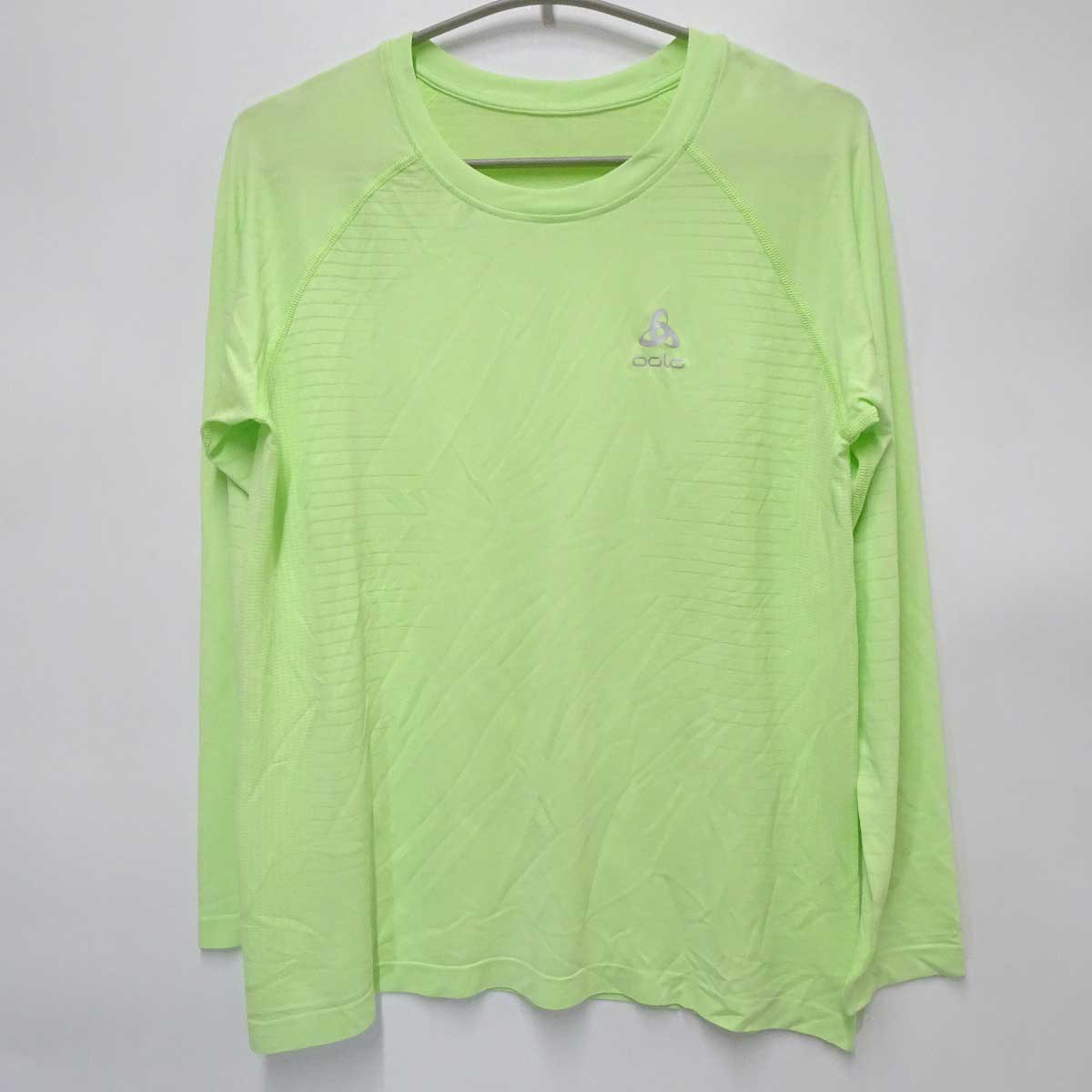 【楽天市場】【中古】[未使用] オドロ クルーネック 長袖Tシャツ ドライシャツ プラシャツ L ライム 312637 レディース：カウカウ