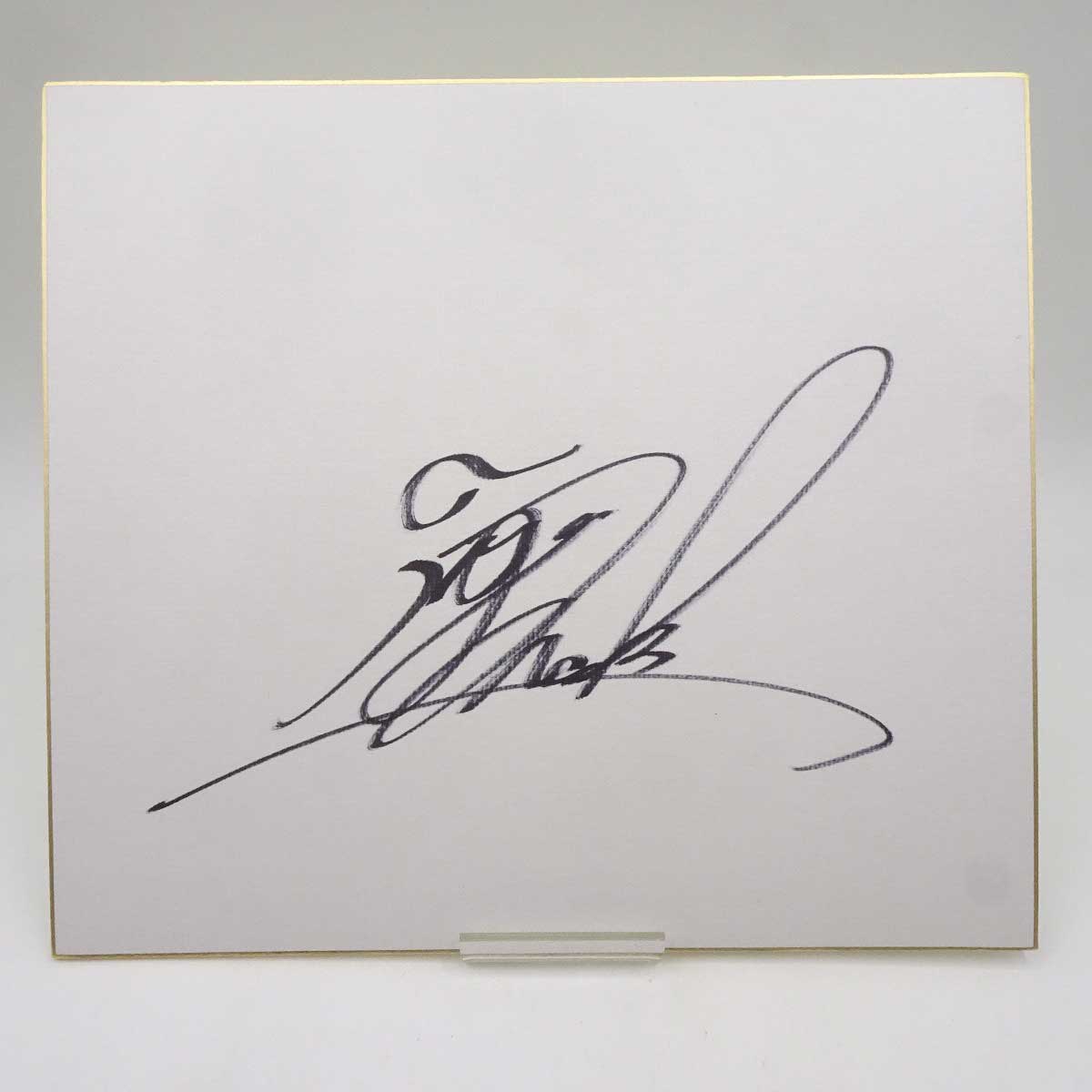 【中古】新日本プロレス 4代目 タイガーマスク 直筆サイン色紙 1999画像