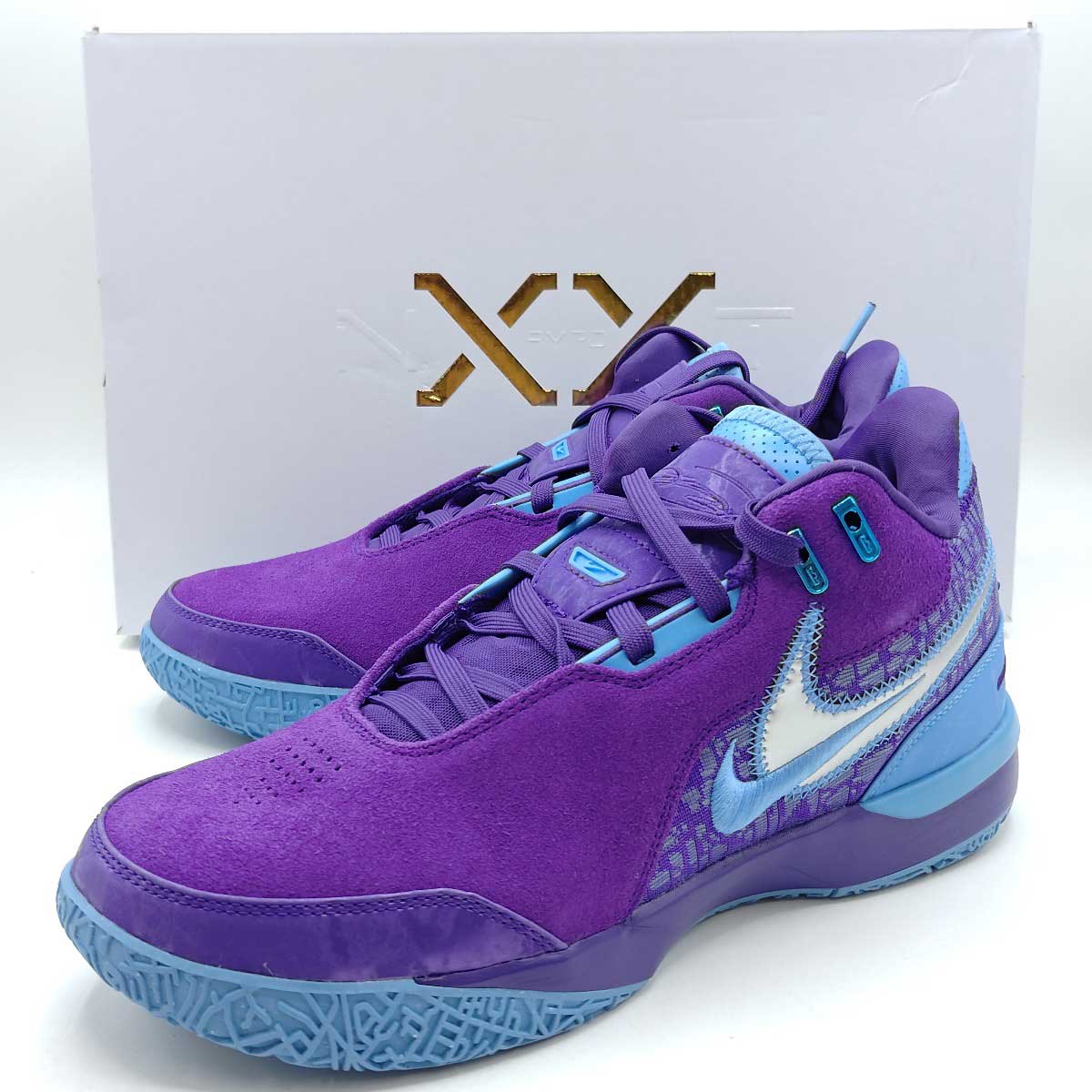 【中古・未使用品】ナイキ Zoom LeBron NXXT Gen Summit Lake Hornets ズーム レブロン ジェン サミットレイクホーネッツ 27cm FJ1566-500 メンズ NIKE