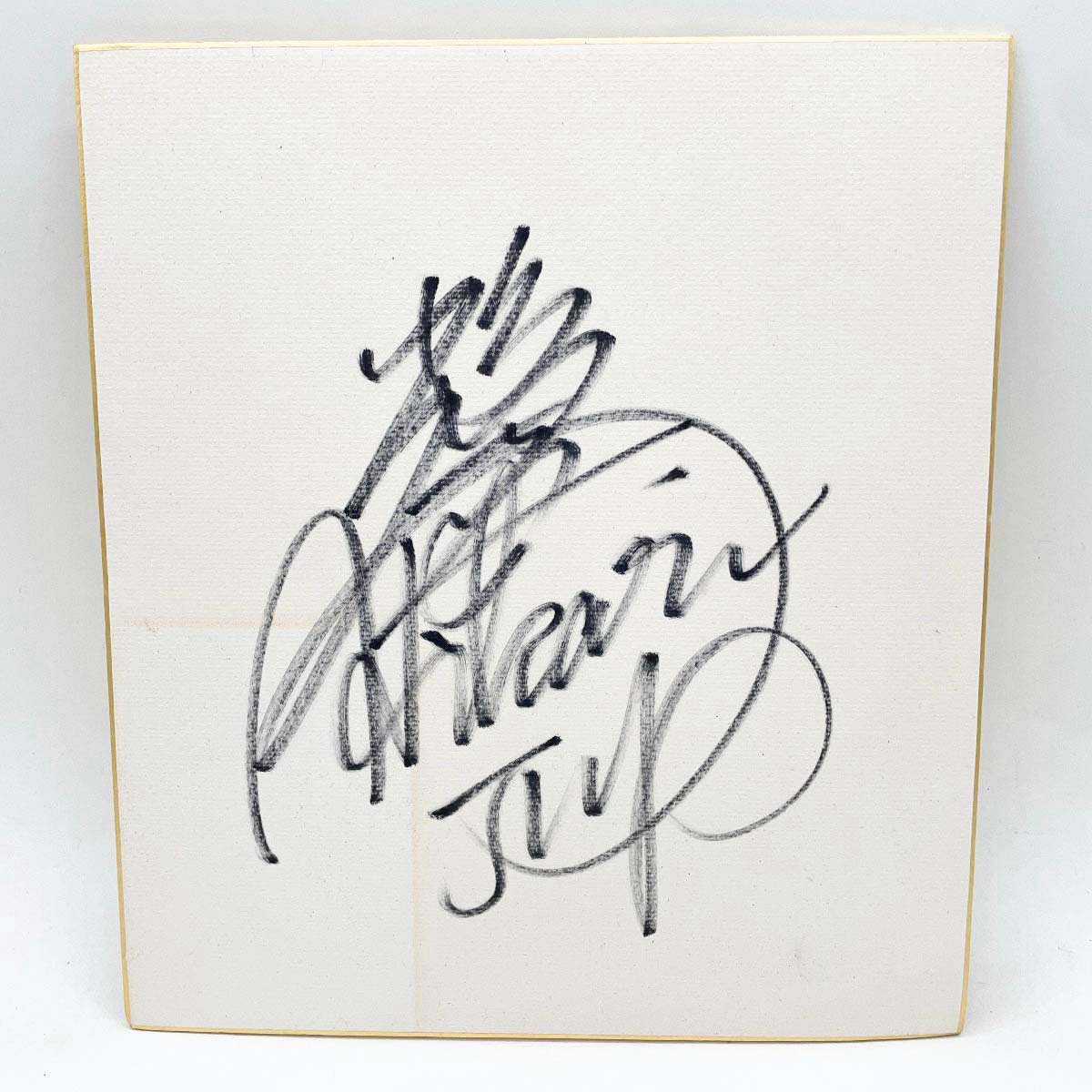 KENTA サイン色紙 NOAH プロレス 安いプロレスリングノア サイン色紙の