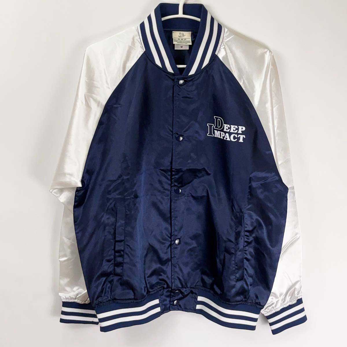 美品　エヌハリウッド　スタジアムジャケット　ネイビー　40 美品 エヌハリウッド スタジアムジャケット ネイビー 40