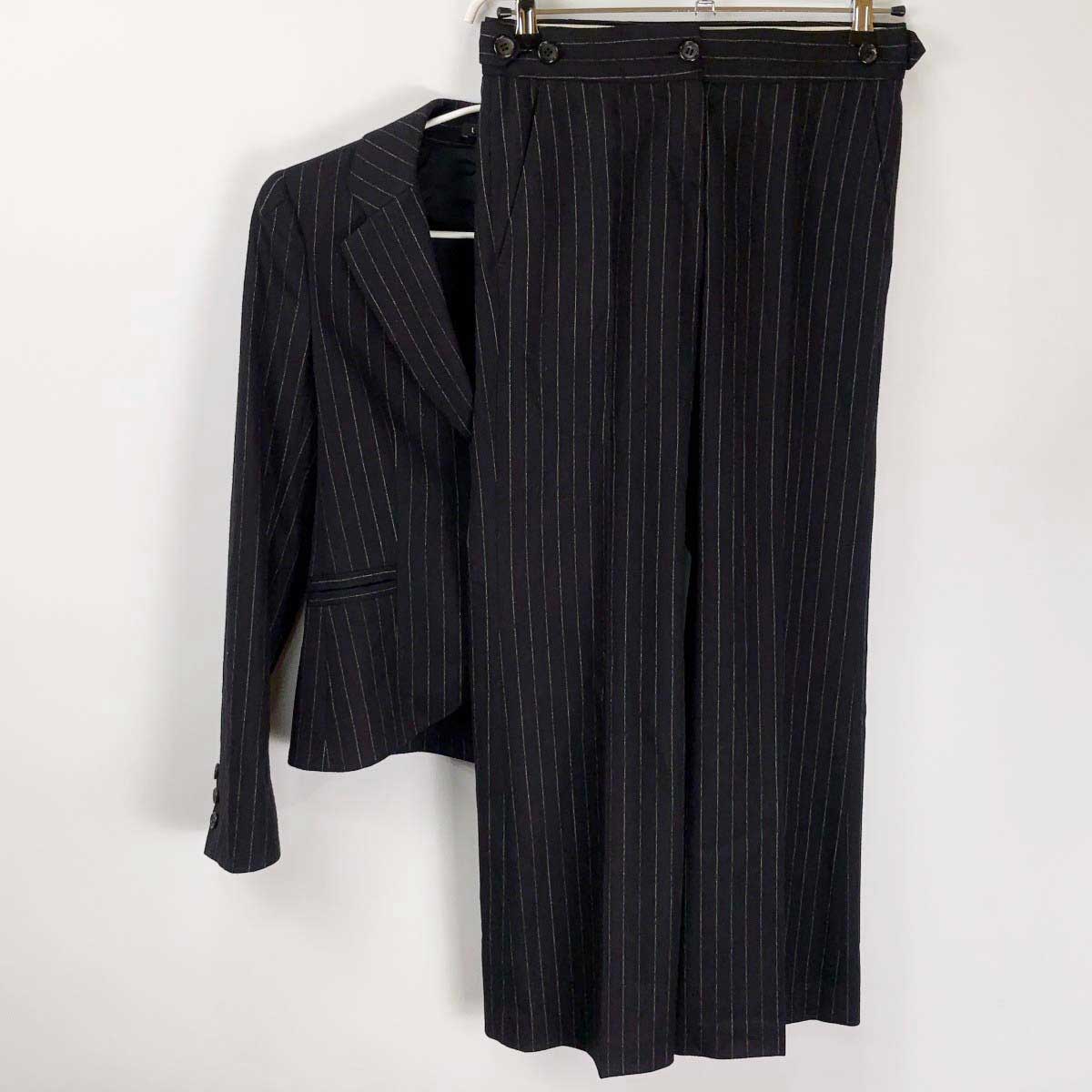 お値下げ！【未使用】☆セオリー　レディース　LL スーツ　セットアップ 楽天市場】古着 セオリー theory パンツスーツ 上下 セットアップ 上:2