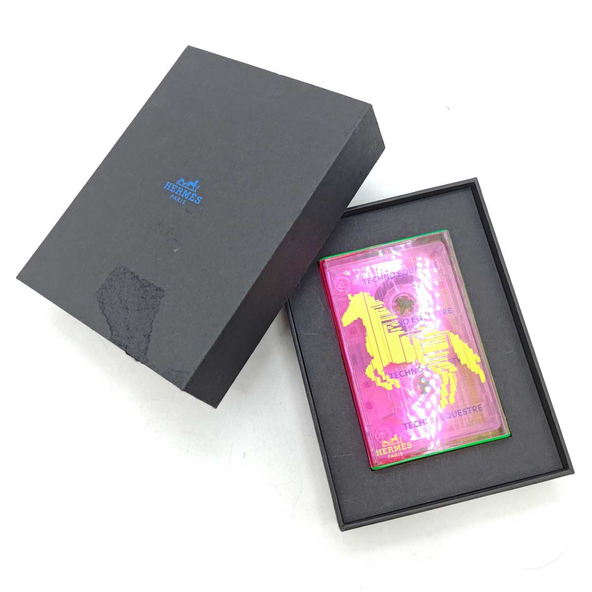 【中古】エルメス カセットテープ TECHNO EQUESTRE テクノエケストル インビテーション HERMES ウィメンズコレクション 非売品