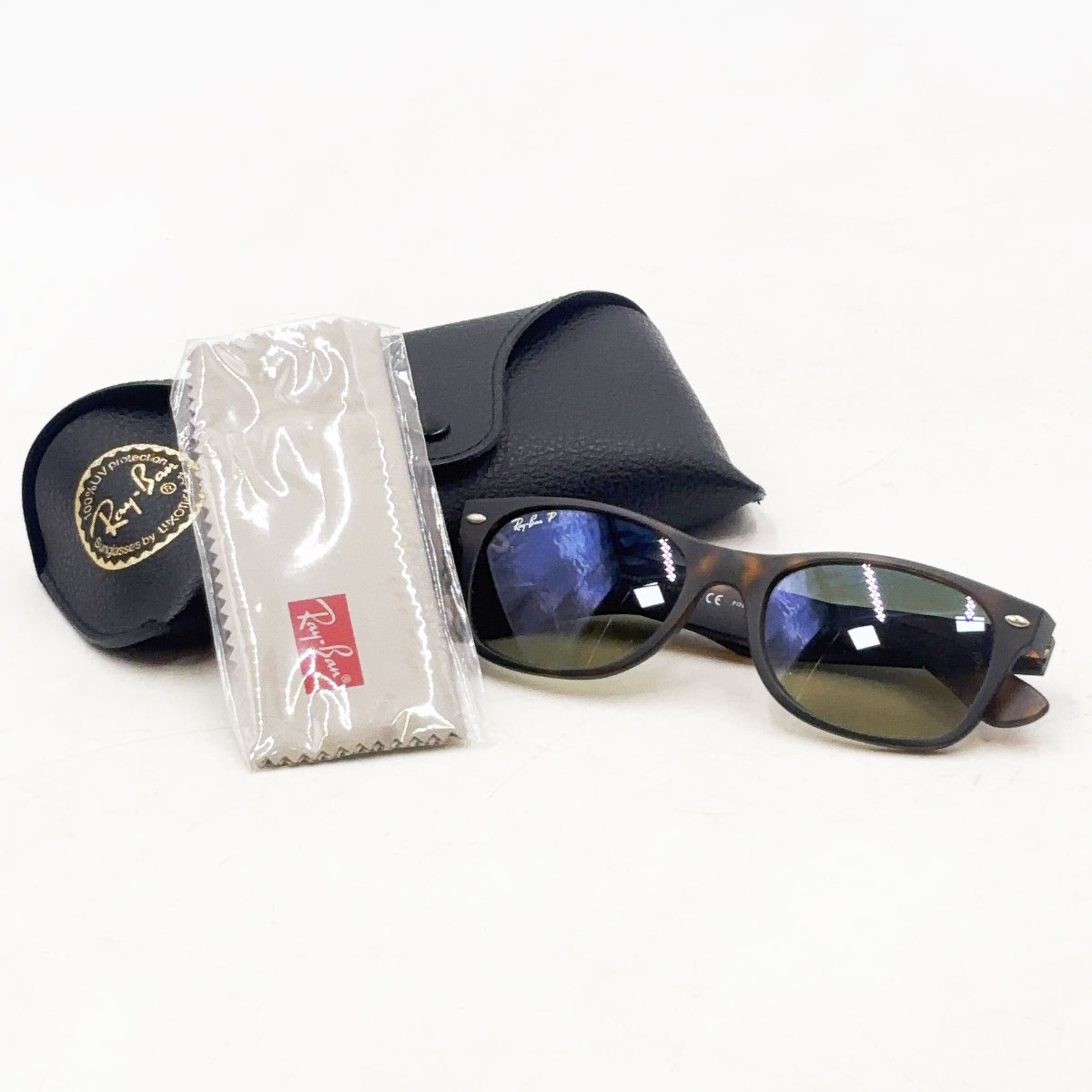 【中古】レイバン NEW WAYFARER ニュー ウェイファーラー 偏光 サングラス RB2132F-894/76 Ray Ban