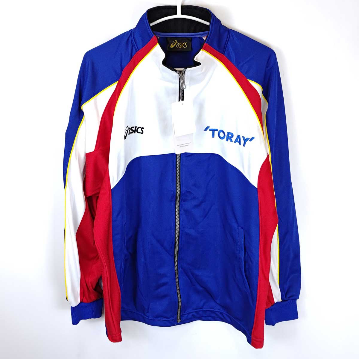 【中古・未当て嵌める品】アシックス V競技団体 東レアローズ 振り出し品 ティーシャツ 別注 L メンズ asics