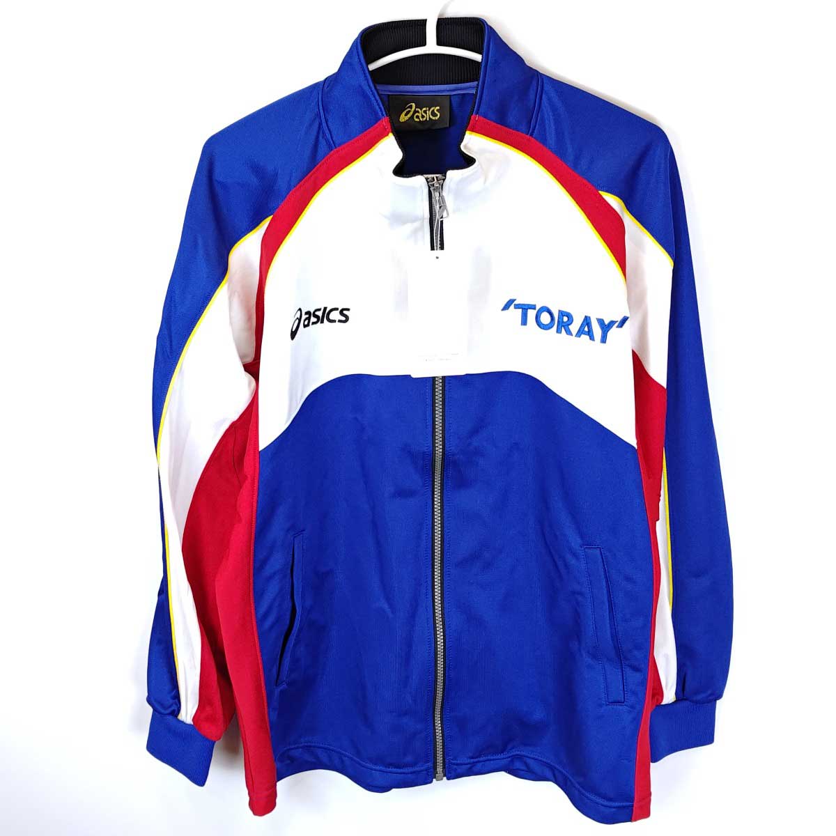 【中古・未当て嵌める品】アシックス V競技団体 東レアローズ 振り出し品 ティーシャツ 別注 M メンズ asics