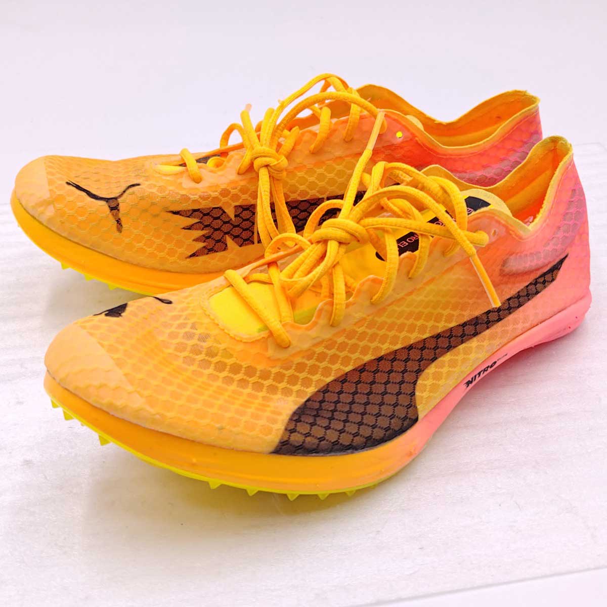 【中古】プーマ エヴォスピード ディスタンス ニトロ エリート+4 25.5cm 380000-01 メンズ PUMA 中距離用 陸上スパイク