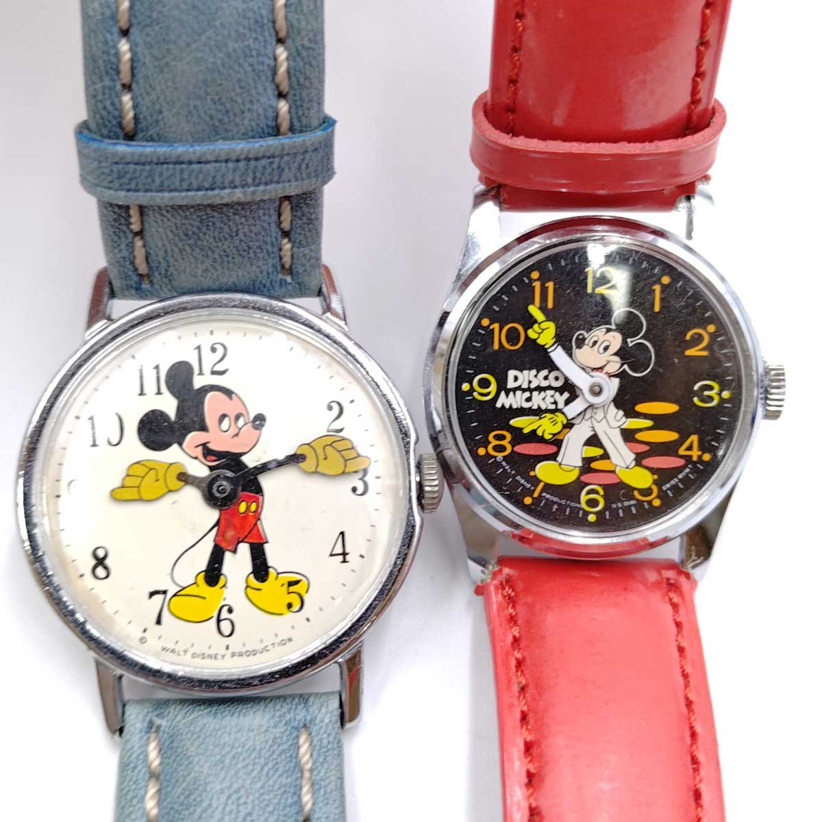 【中古】[ジャンク][2点セット] ディズニー・ミッキーマウス 手巻き 腕時計 ヴィンテージ 7,920円